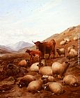 Thomas Sidney Cooper Canvas Paintings - In The Highlands